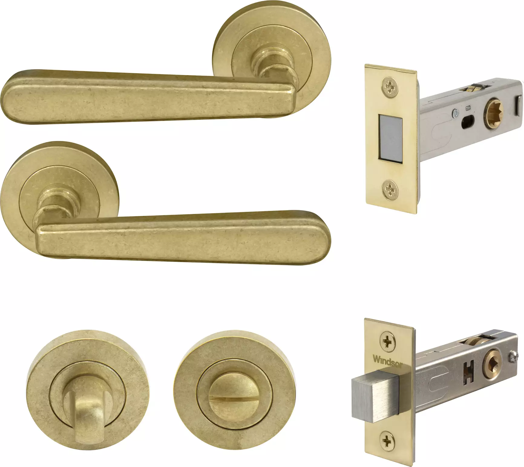 Villa Round Rose Privacy Set - Magn. Latch - RLB