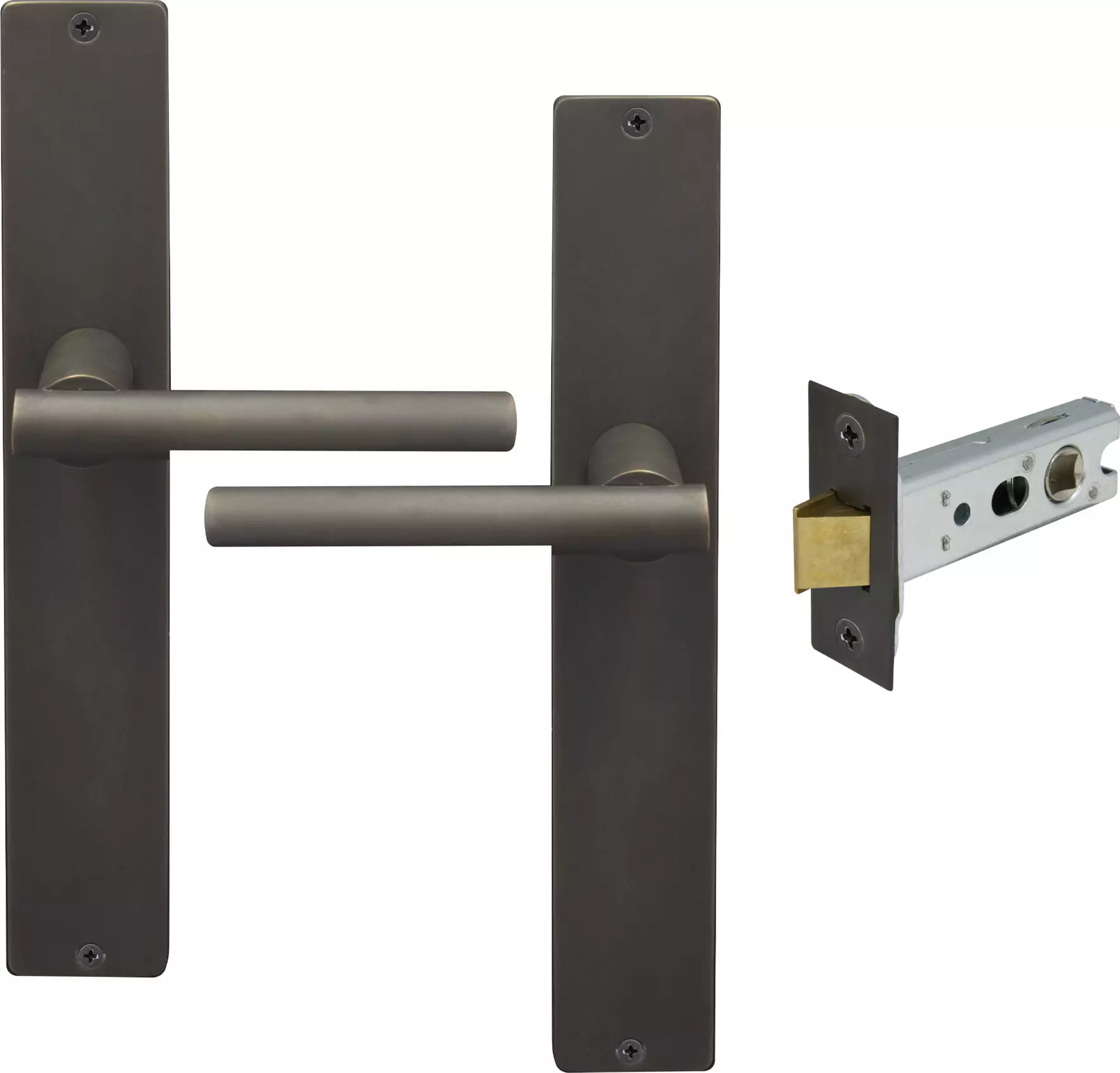 Charleston Longplate Square Passage Set - DRB