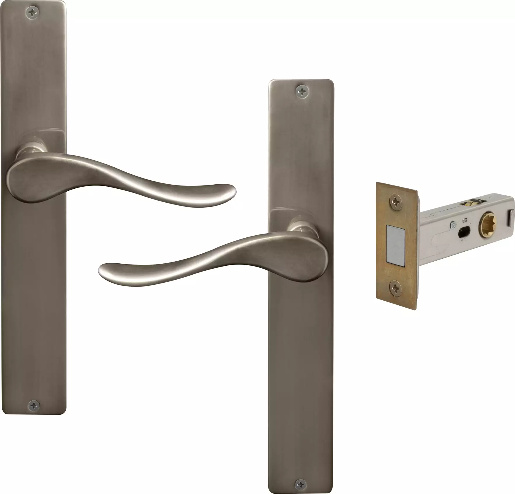 Haven Longplate Square Passage Set - Magn. Latch - NB