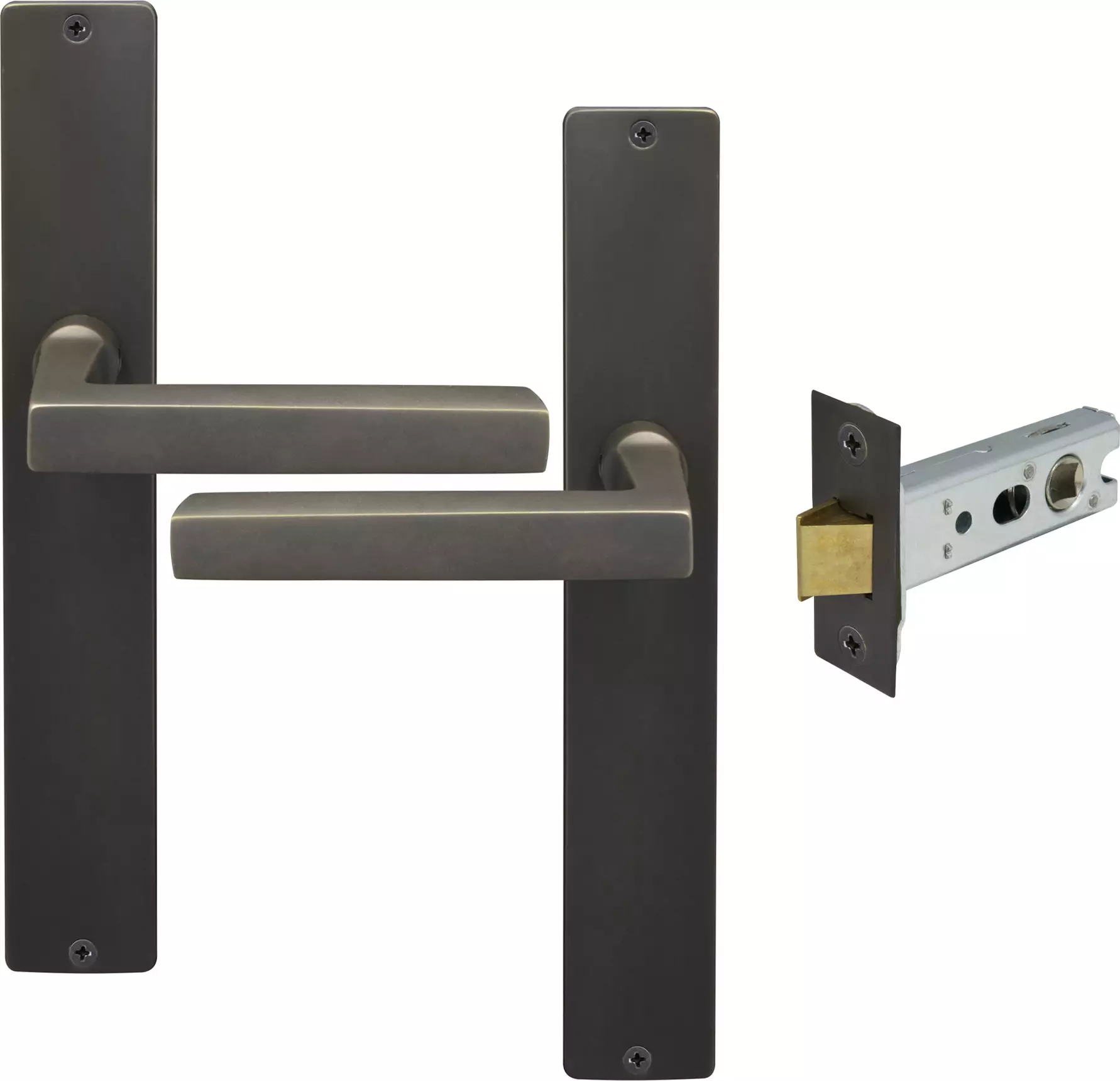 Federal Longplate Square Passage Set - DRB