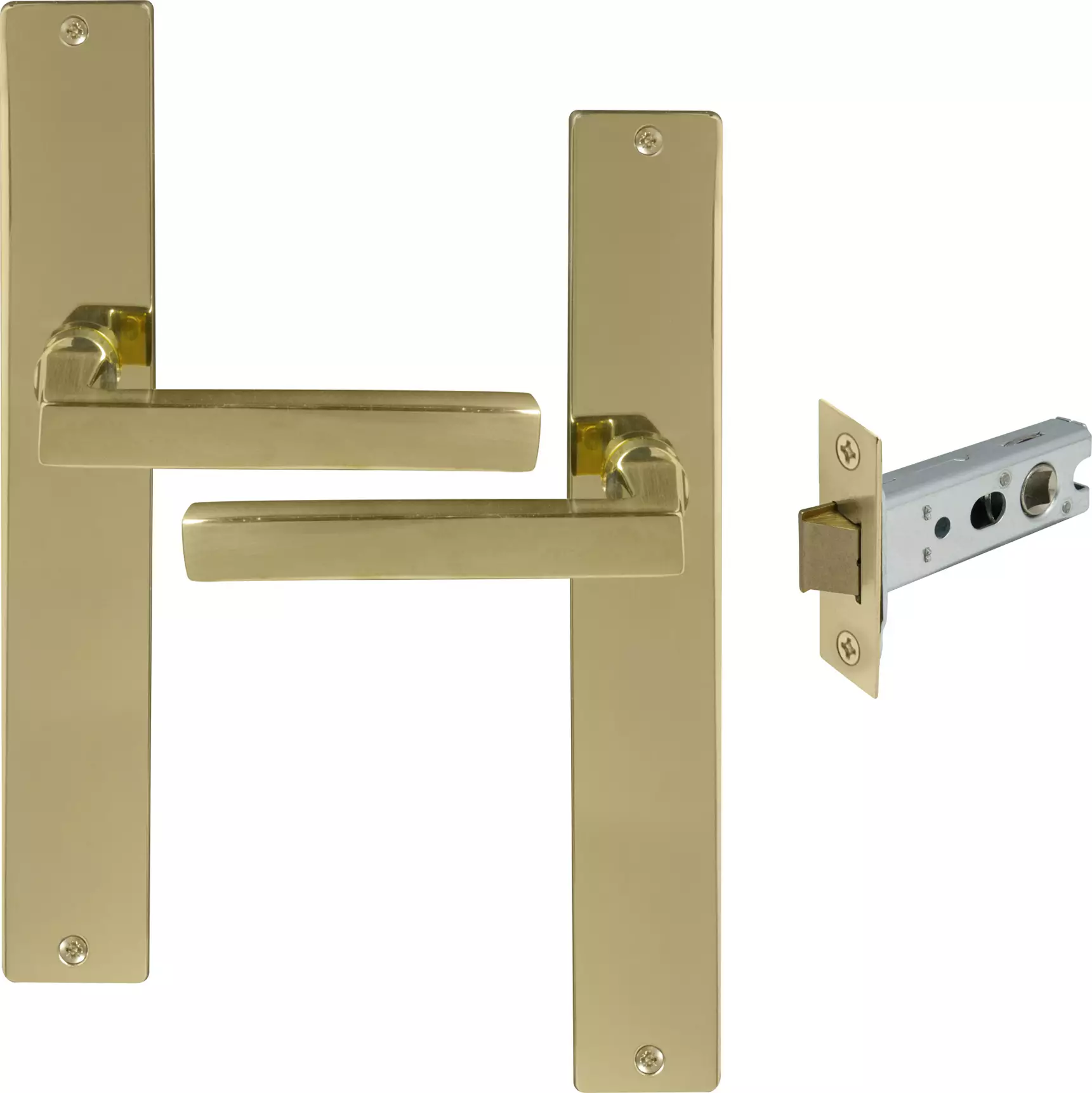 Federal Longplate Square Passage Set - PB