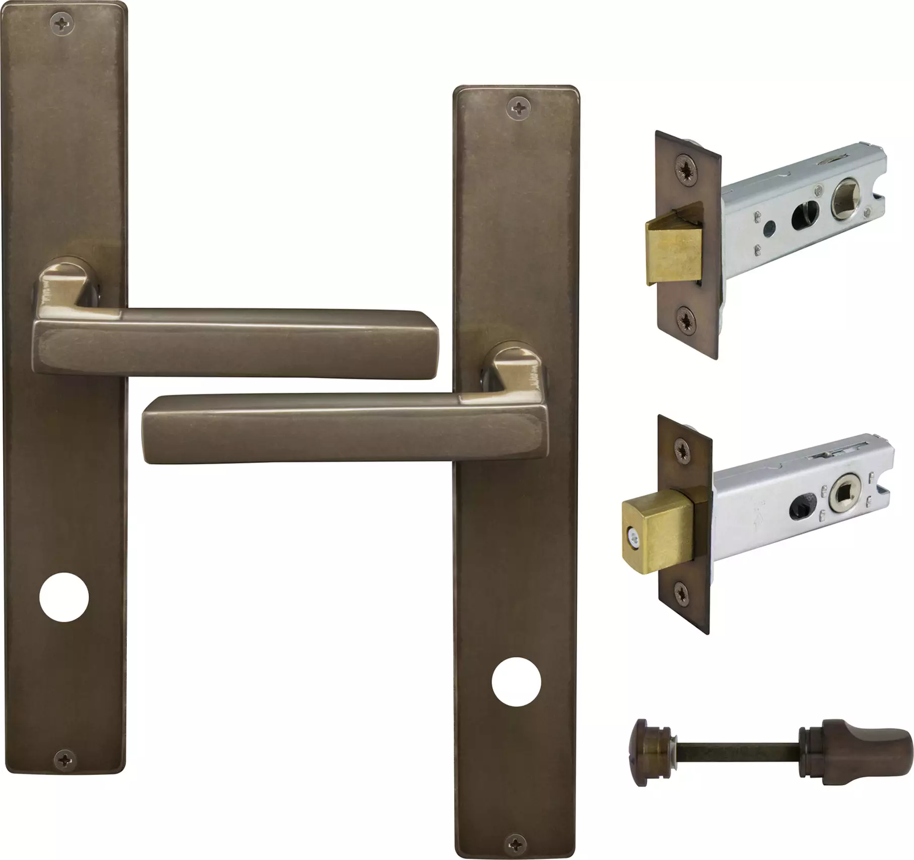 Federal Longplate Square Privacy Set - AB