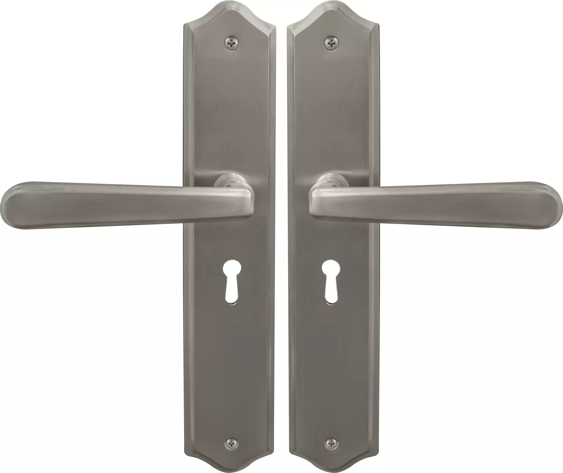 Villa Traditional Longplate Std Keyhole - BN