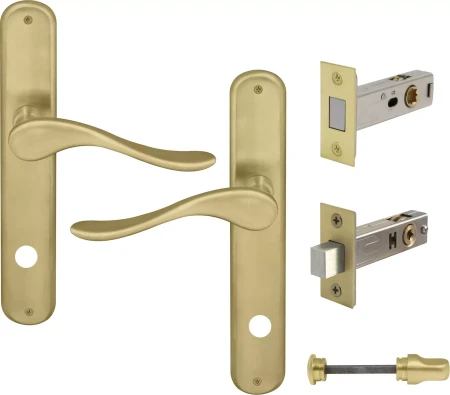 Haven Longplate Oval Privacy Set - Magn. Latch - MSB
