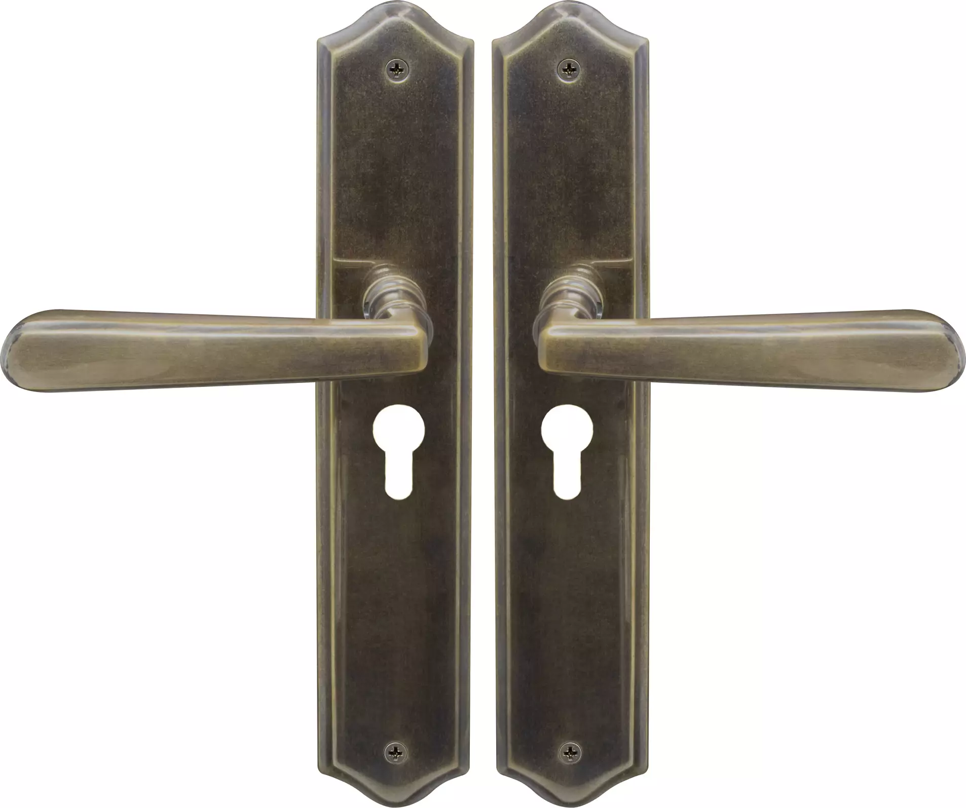 Villa Traditional Longplate E48 Keyhole - ORB
