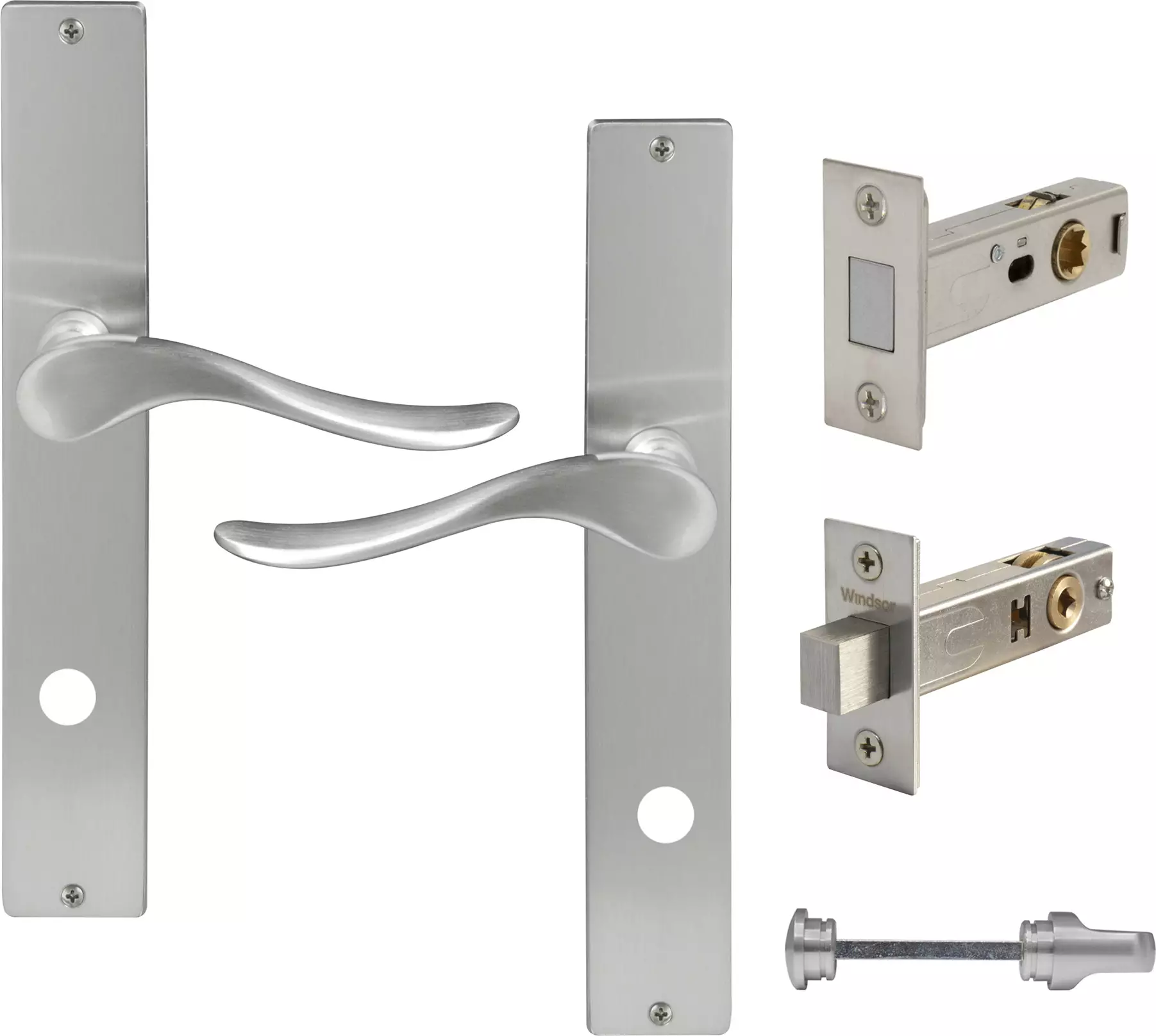 Haven Longplate Square Privacy Set - Magn. Latch - PC