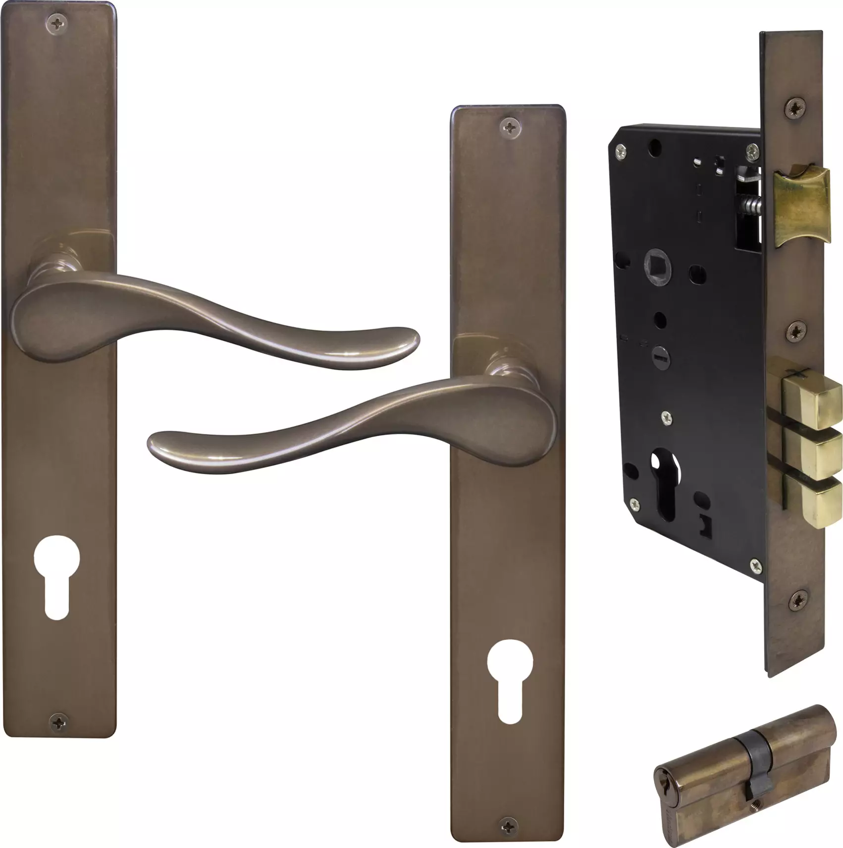 Haven Square Longplate Entrance Set E85 - Key/Key - AB