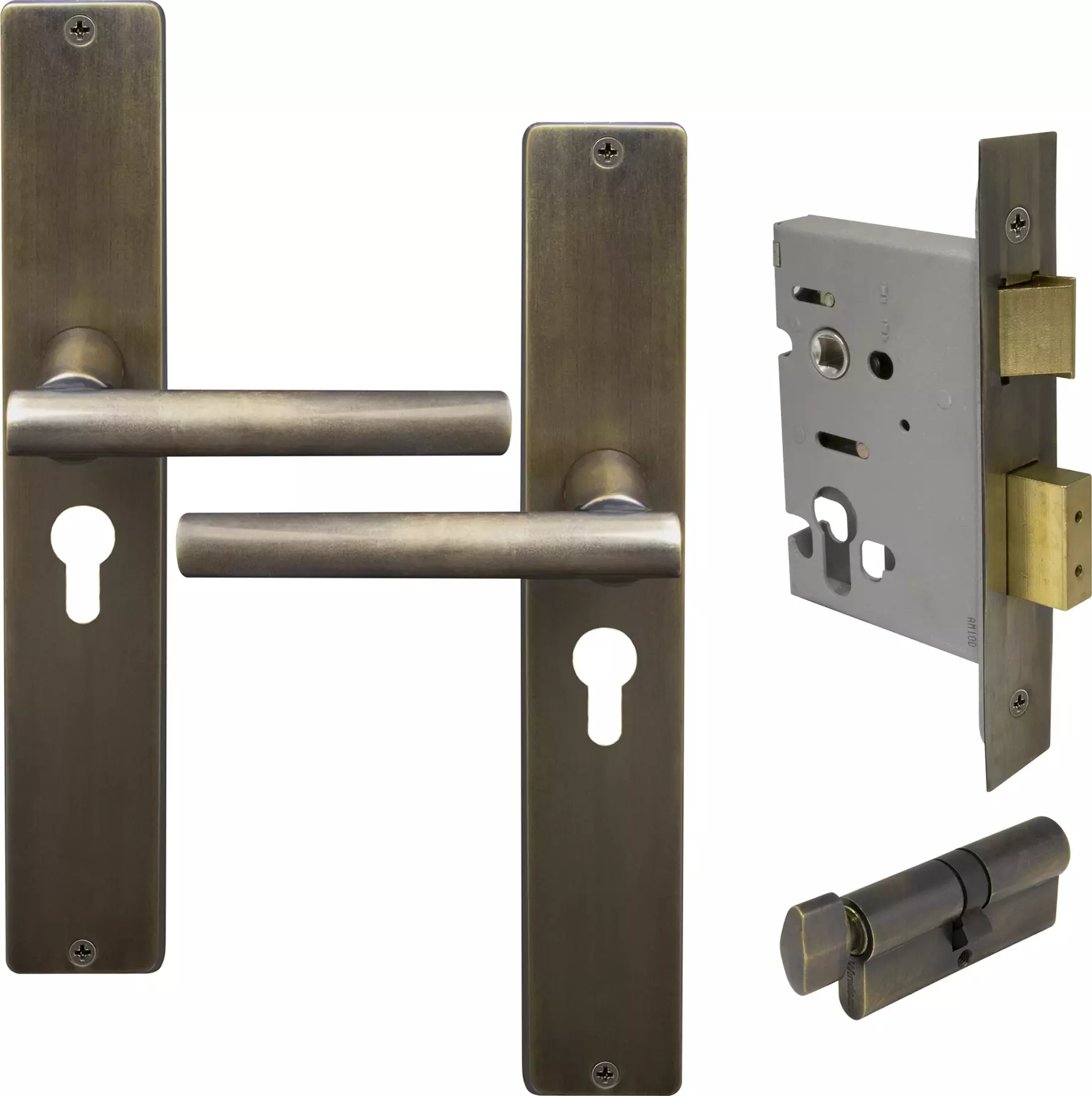 Charleston LP Square Entrance Set - E48 - ORB