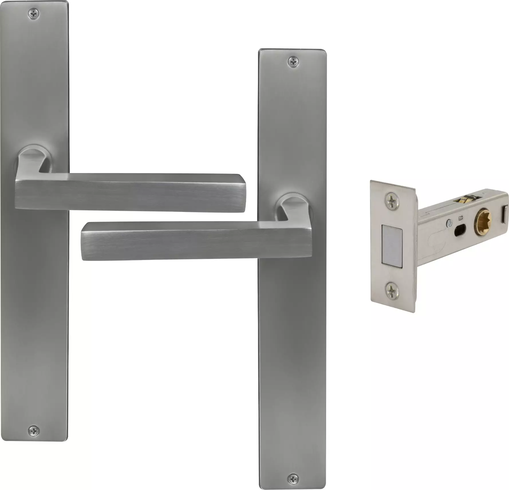 Federal Longplate Square Passage Set - Magn. Latch - PC