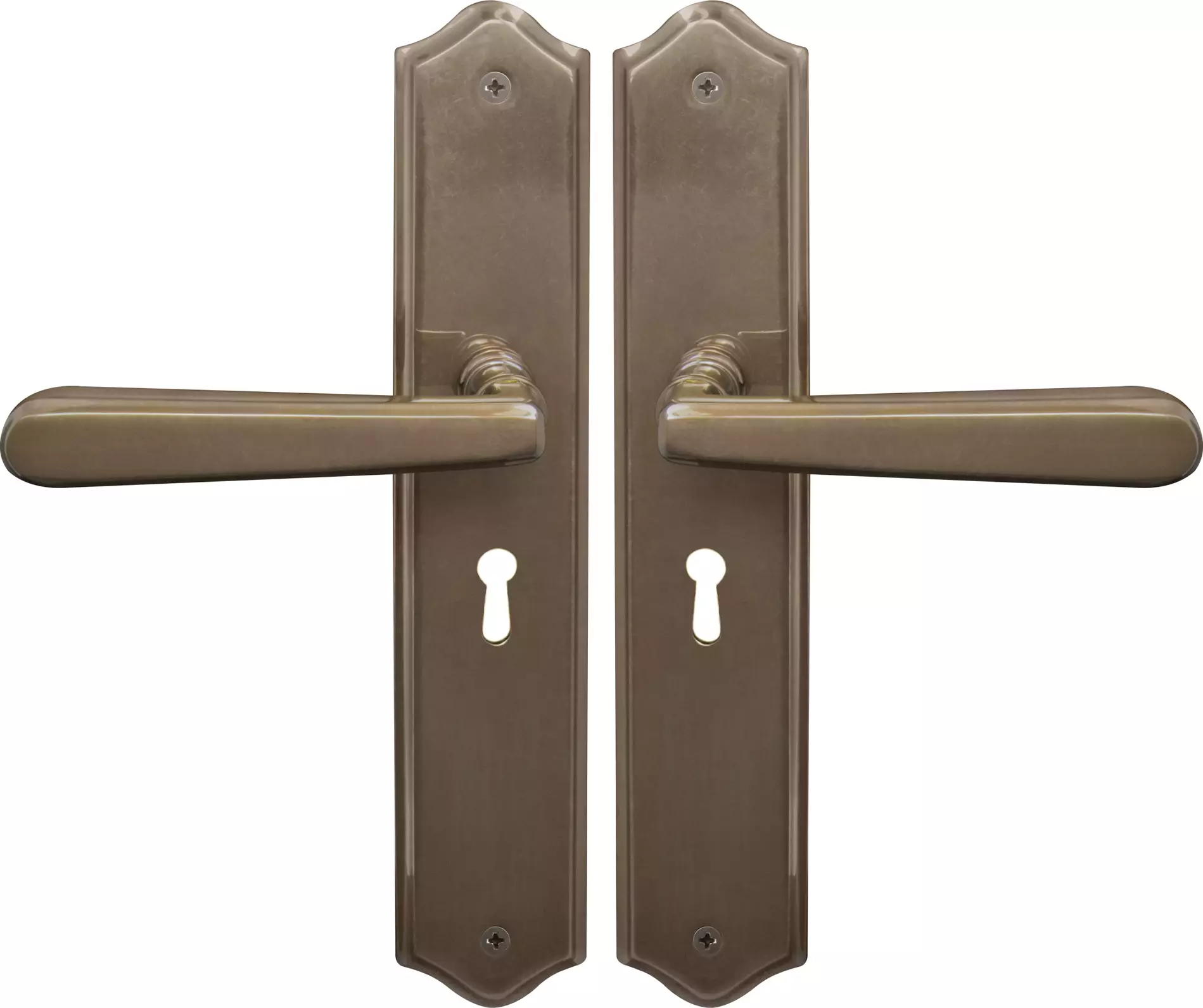 Villa Traditional Longplate Std Keyhole - AB