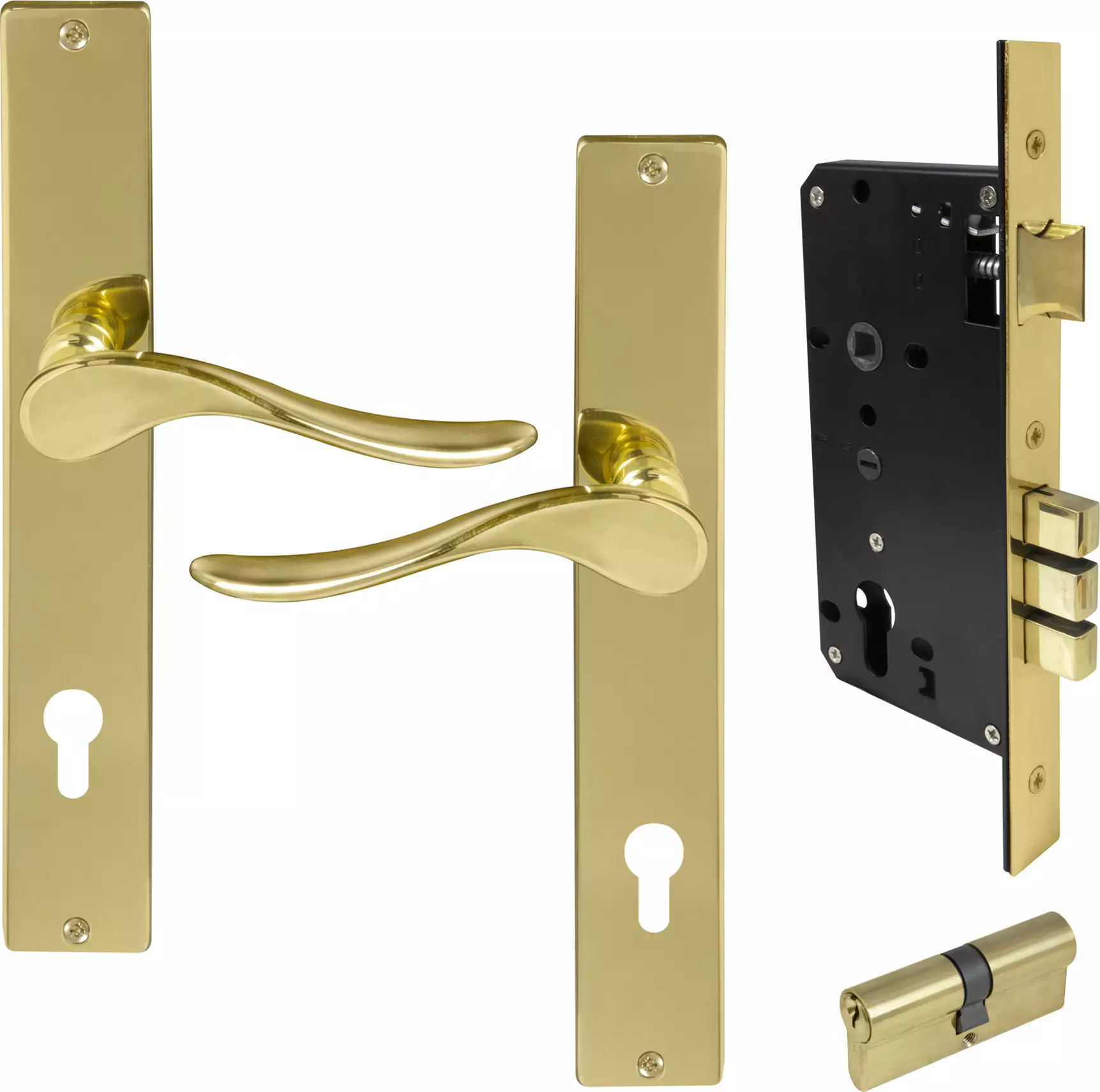 Haven Square Longplate Entrance Set E85 - Key/Key - UB