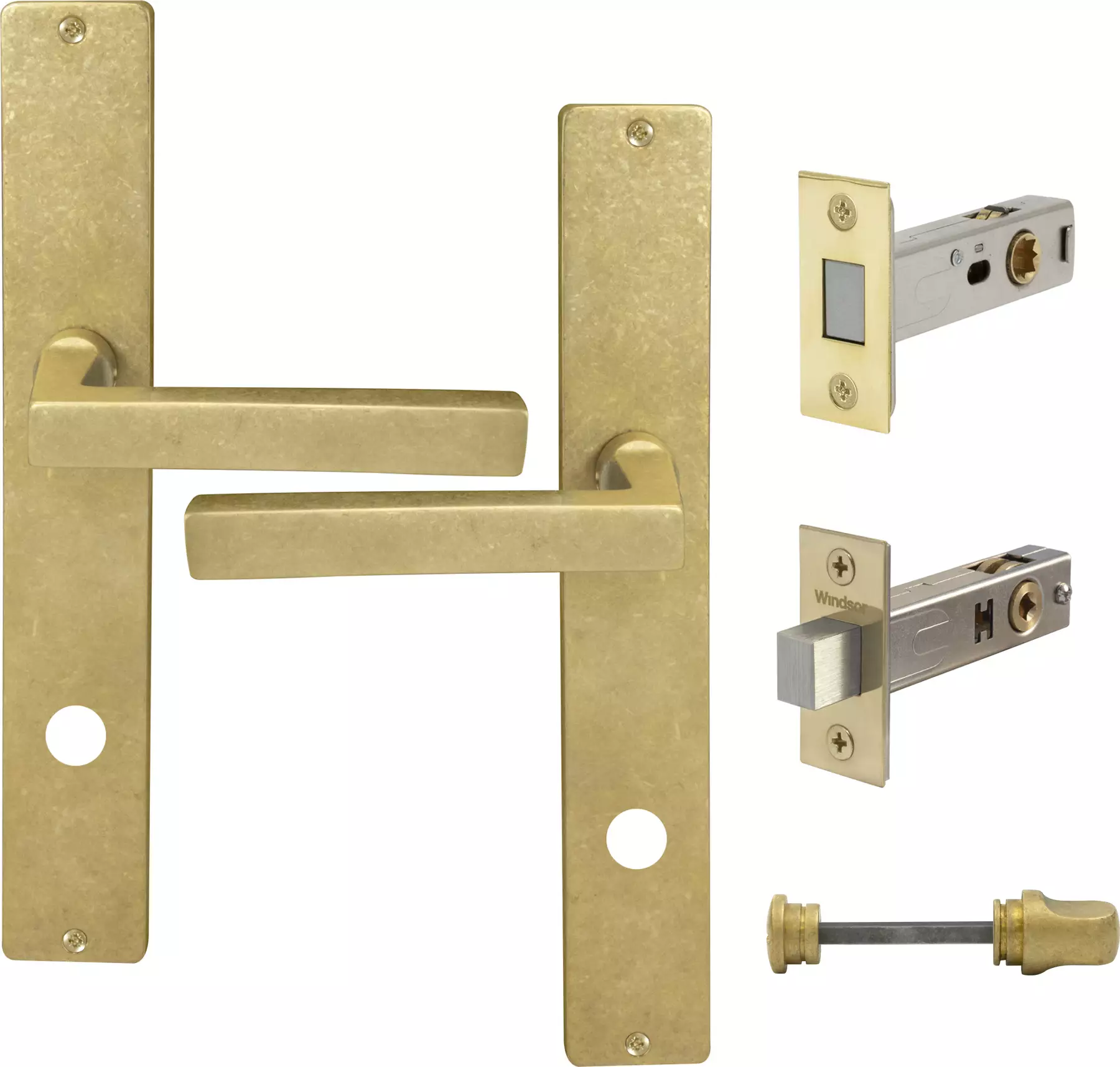 Federal Longplate Square Privacy Set - Magn. Latch - RLB