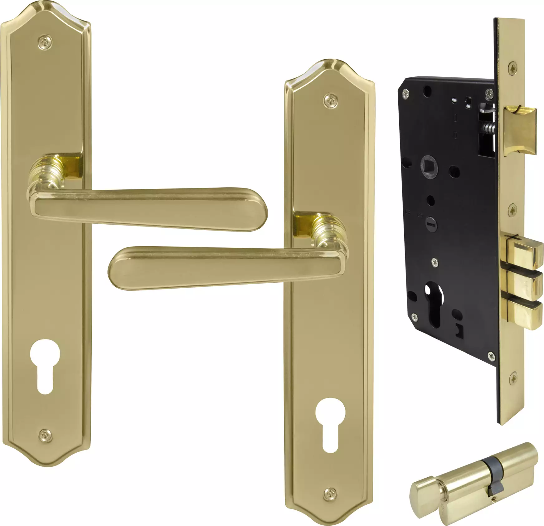 Villa LP Traditional Entrance Set - E85 - PB