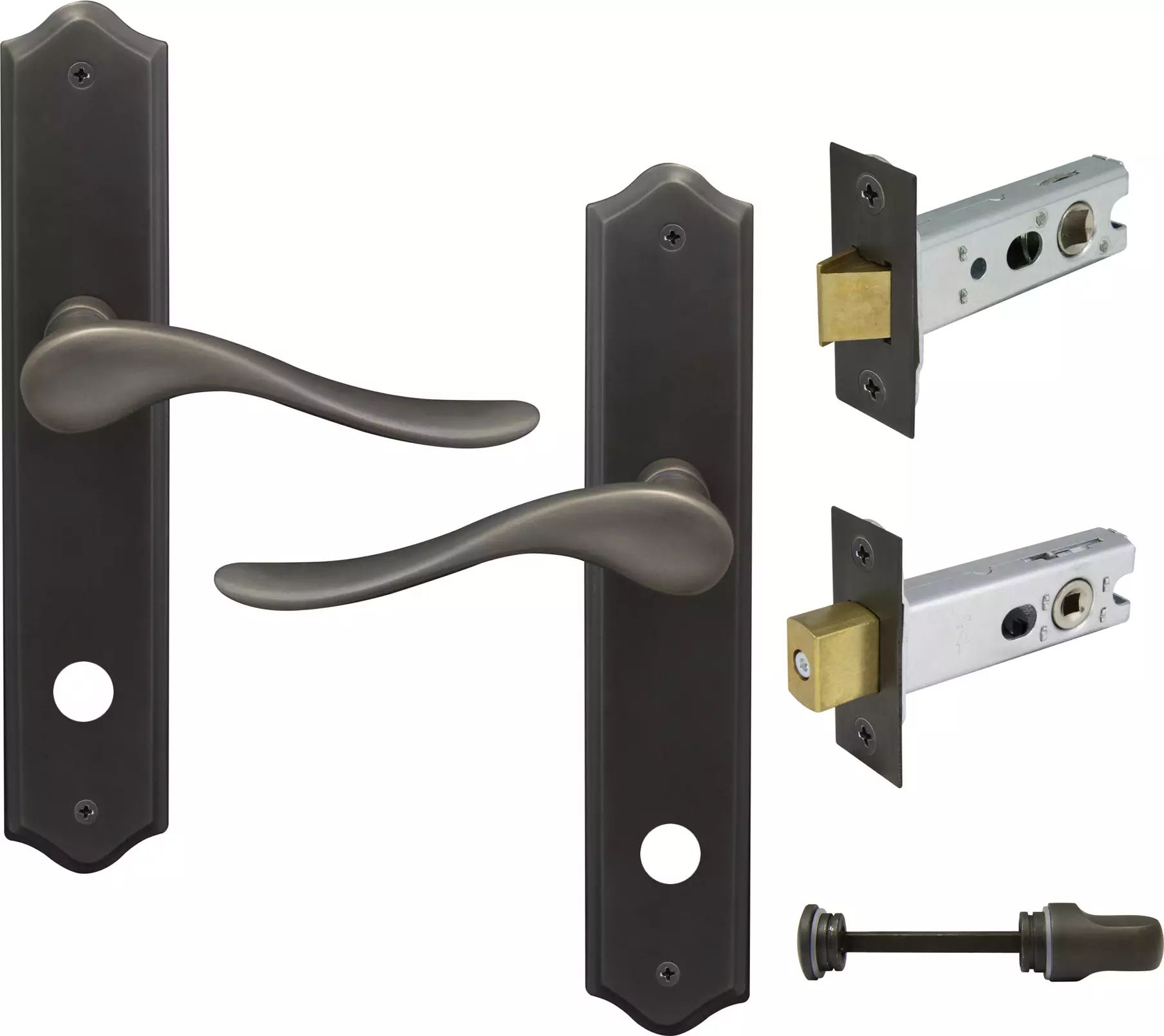 Haven Longplate Traditional Privacy Set - DRB