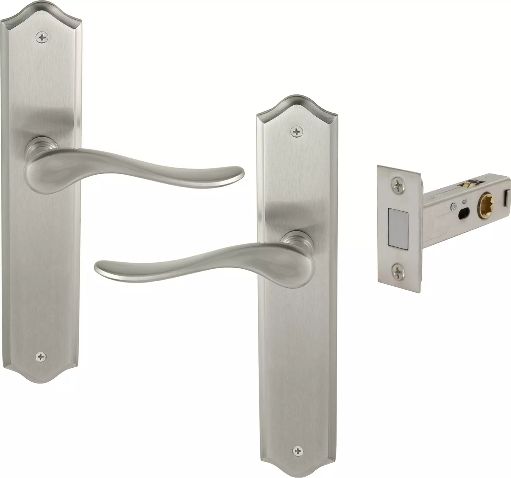 Haven Longplate Traditional Passage Set - Magn. Latch - BN