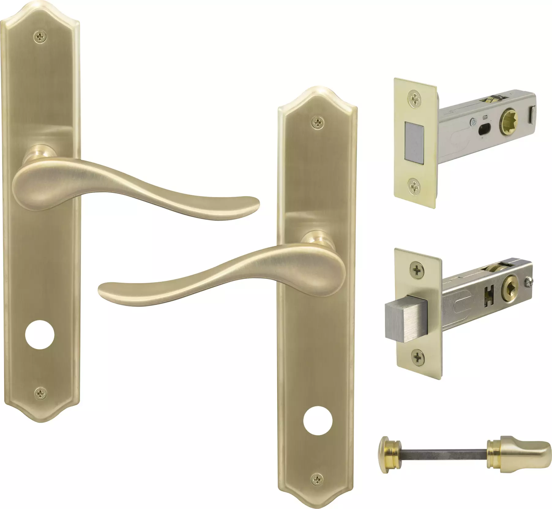 Haven Longplate Traditional Privacy Set - Magn. Latch - USB