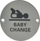 Face Fix - 75mm Engraved Disc - BABY CHANGE - SS