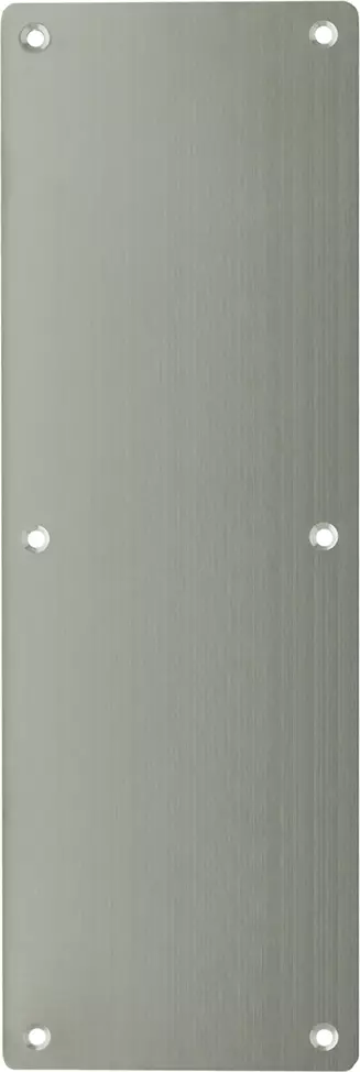 Face Fix Blank Push Plate - 300 x 100mm - SS Face Fix Blank Push Plate - 300 x 100mm - SS