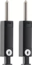 Security Patio Bolt - 2 Pack - BLK