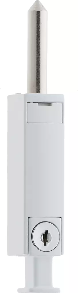 Security Patio Bolt - 1 Pack - WHT