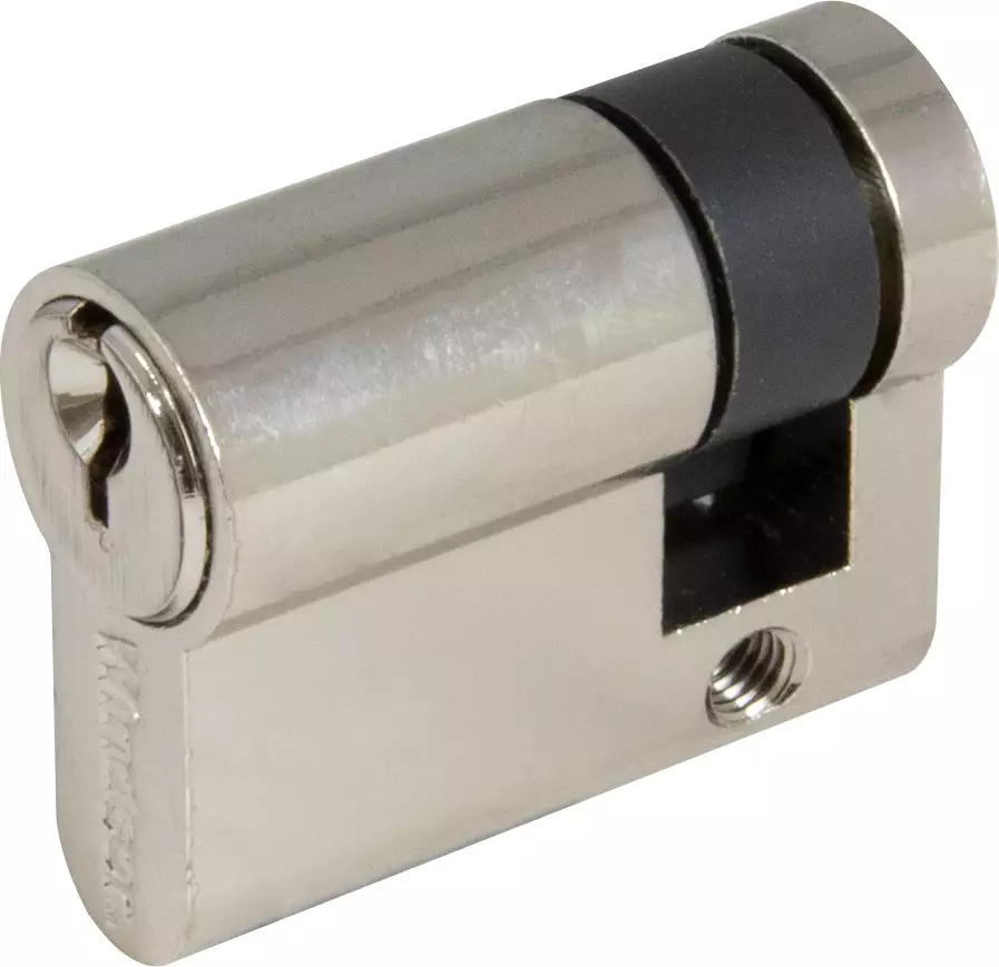 30mm - Half Euro Cylinder - 5 Pin - Key - BN