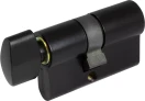 60mm - Euro Cylinder - 5 Pin - Key/Turn - BLK