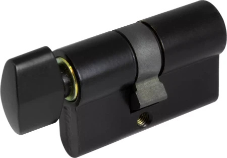 60mm - Euro Cylinder - 5 Pin - Key/Turn - BLK