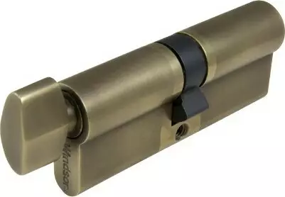 80mm - Euro Cylinder - 5 Pin - Key/Turn - RB