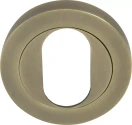 Oval Escutcheon - 50mm Rose - RB