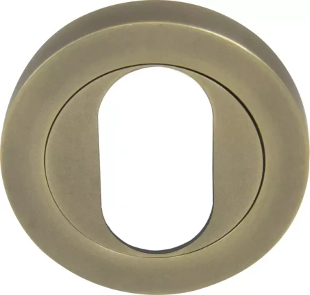 Oval Escutcheon - 50mm Rose - RB