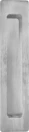 Flush Pull - Con Fix - 190 x 42mm - PC