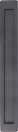 Flush Pull - Con Fix - 318 x 42mm - BLK
