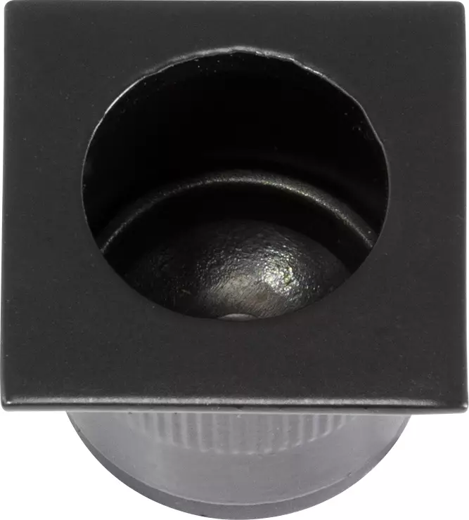 Cavity Slider Edge Pull - Square - BLK