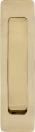 Brass Flush Pull - Con Fix - 126 x 42mm - PB
