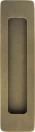 Brass Flush Pull - Con Fix - 126 x 42mm - RB