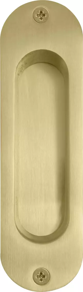 Brass Oval Flush Pull - 120 x 34mm Brass Oval Flush Pull - 120 x 34mm