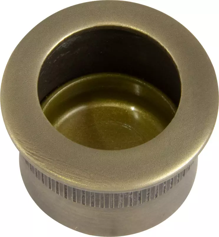 Brass Cavity Slider Edge Pull - Round - RB