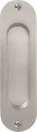 Brass Oval Flush Pull - BN