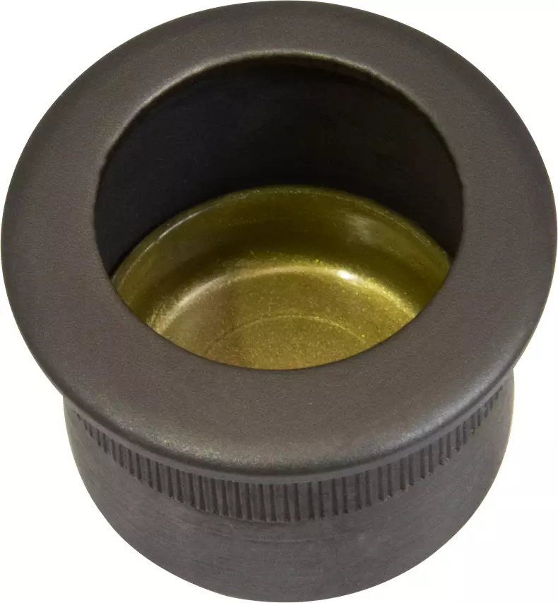 Brass Cavity Slider Edge Pull - Round - DRB