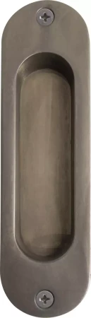 Brass Oval Flush Pull - NB
