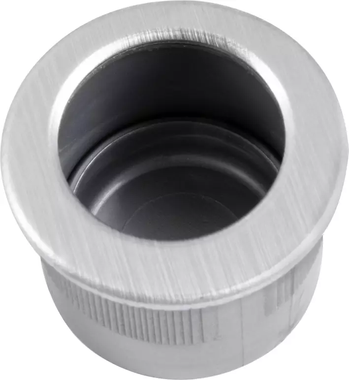 Brass Cavity Slider Edge Pull - Round - PC