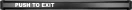 Electromechanical Exit Bar - 36 Inch - BLK