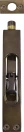 Heavy Duty Flushbolt - 150x25mm - AB