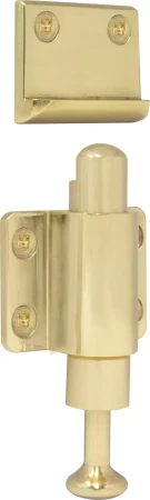 Solid Brass Spring Catch - PB