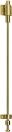 Solid Brass Spring Catch 300mm - PB