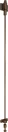 Solid Brass Spring Catch 450mm - AB