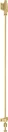 Solid Brass Spring Catch 450mm - MSB