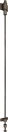 Solid Brass Spring Catch 450mm - NB