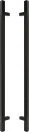 900mm B2B Handle Set - 25mm Sq - BLK