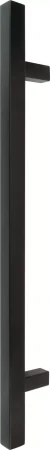 600mm FF Single Pull - 25mm Sq - BLK